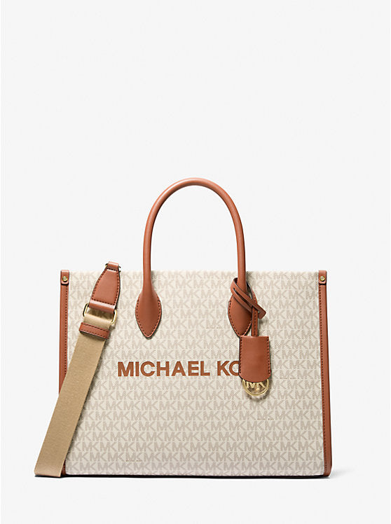 MK Mirella Medium Signature Logo Tote Bag