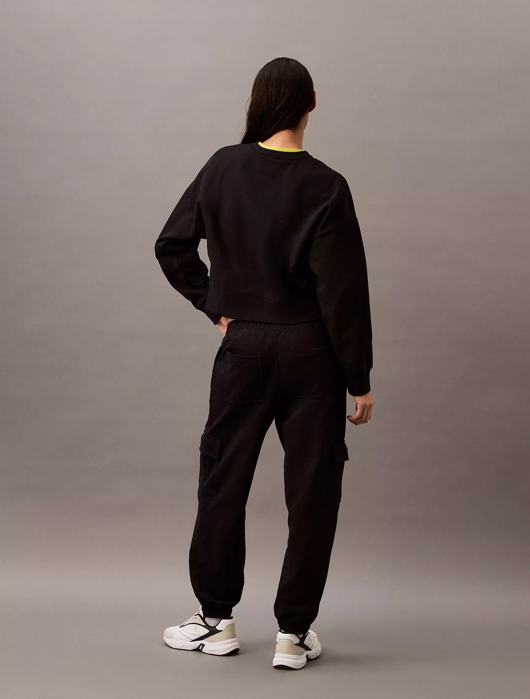 CK Archive Logo French Terry Cargo Joggers