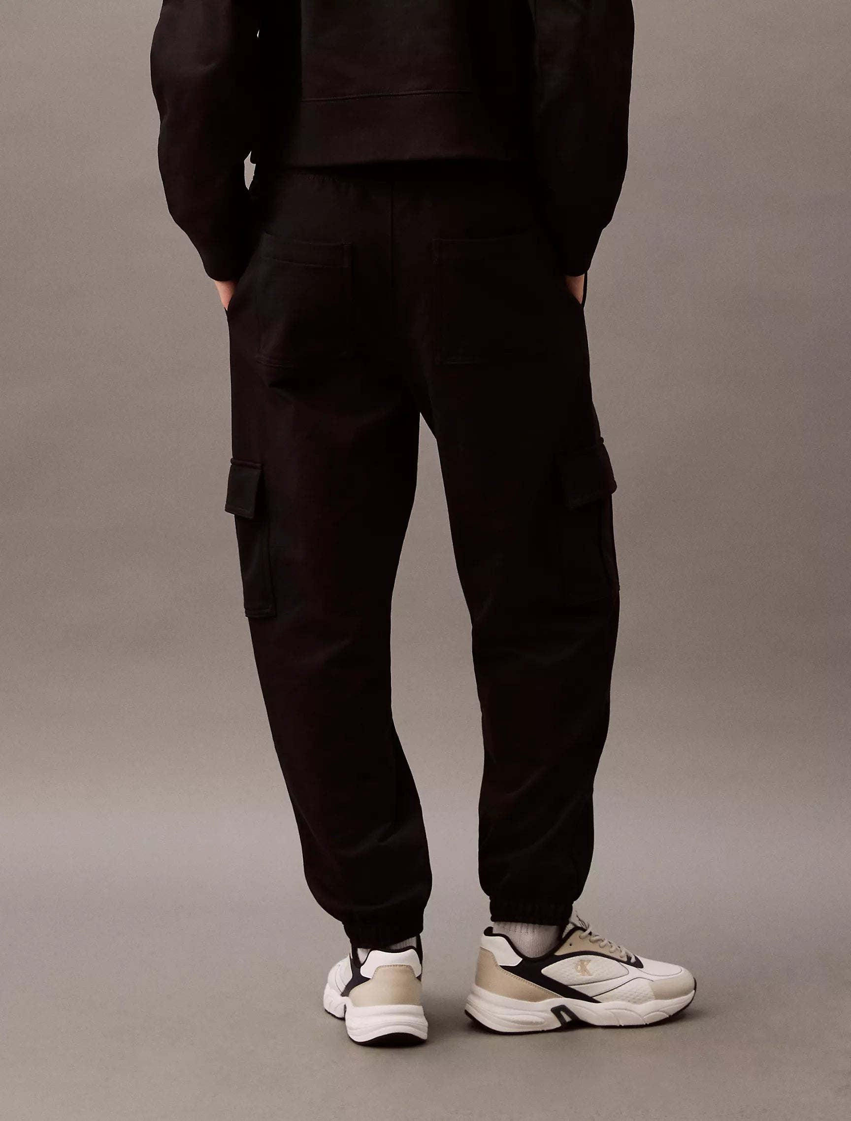CK Archive Logo French Terry Cargo Joggers