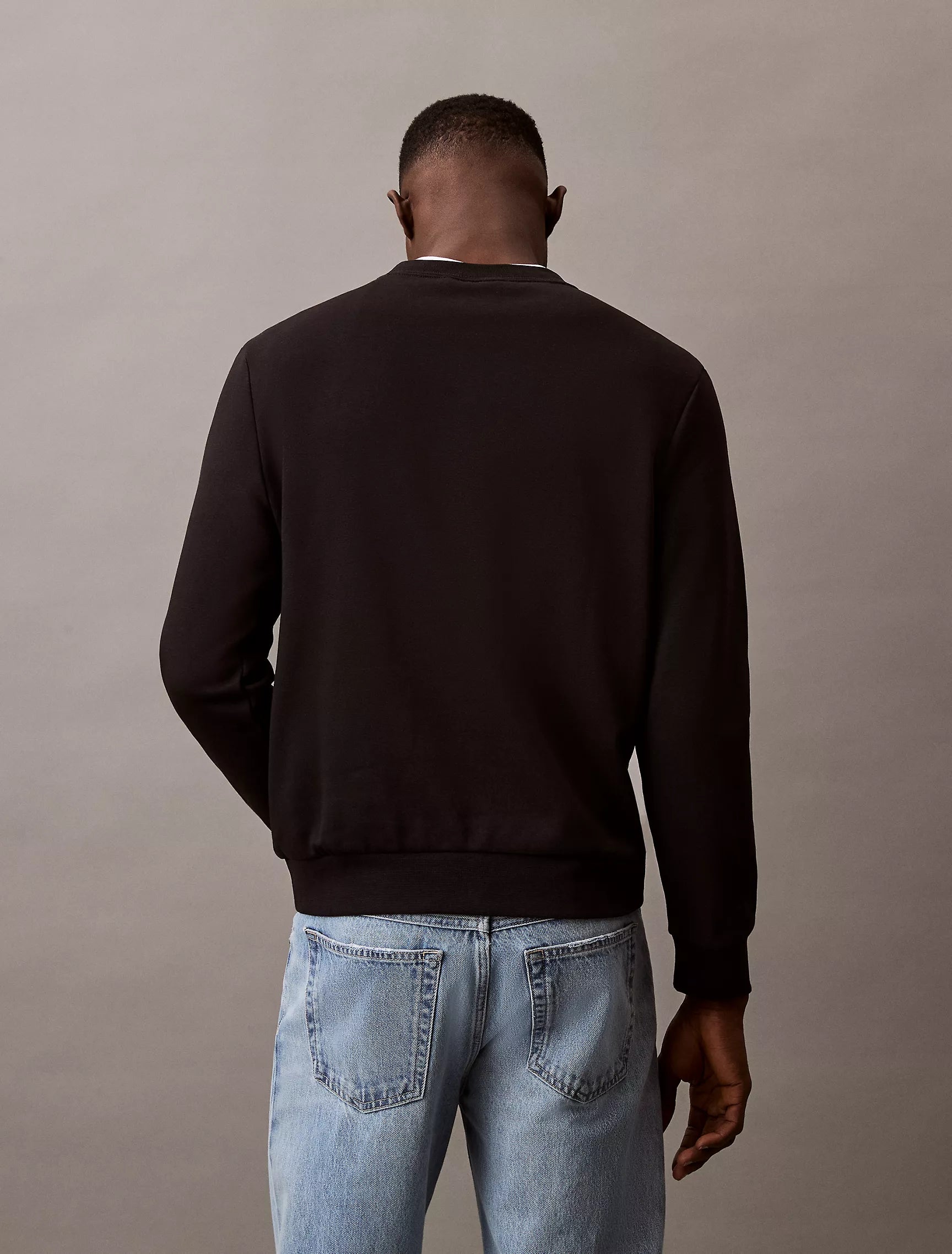 CK Archive Logo Fleece Crewneck Sweatshirt