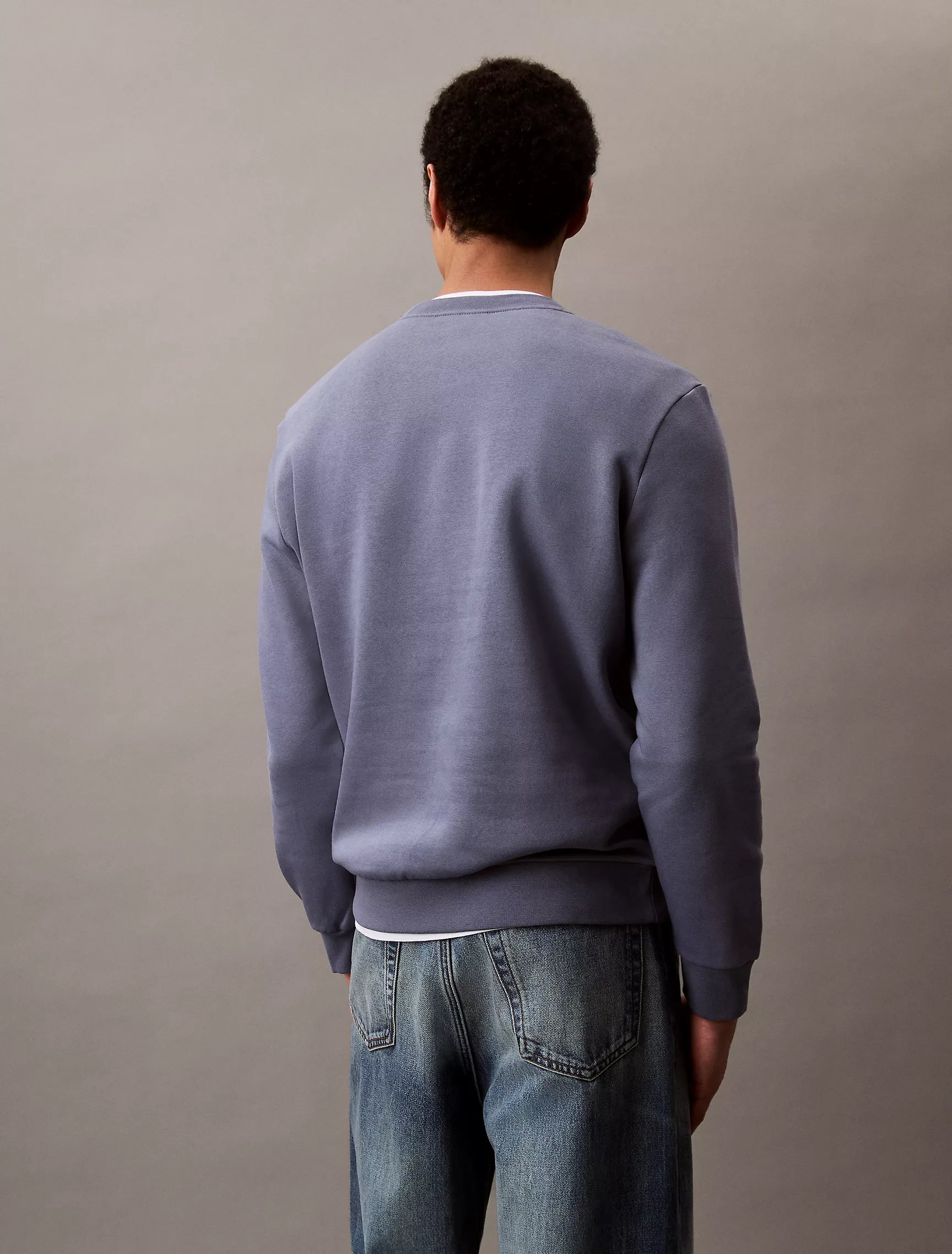 CK Archive Logo Fleece Crewneck Sweatshirt