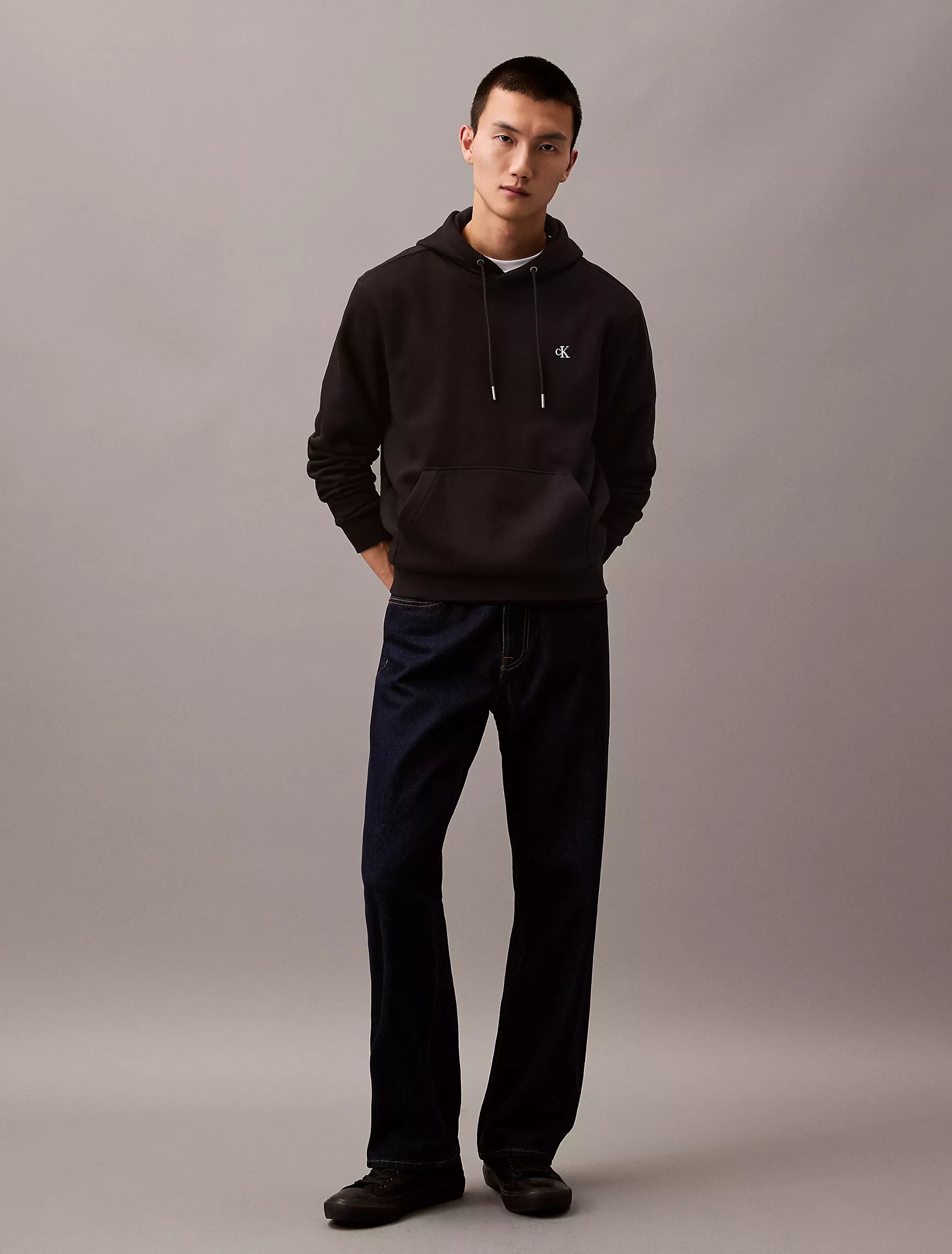 CK Archive Logo Fleece Hoodie