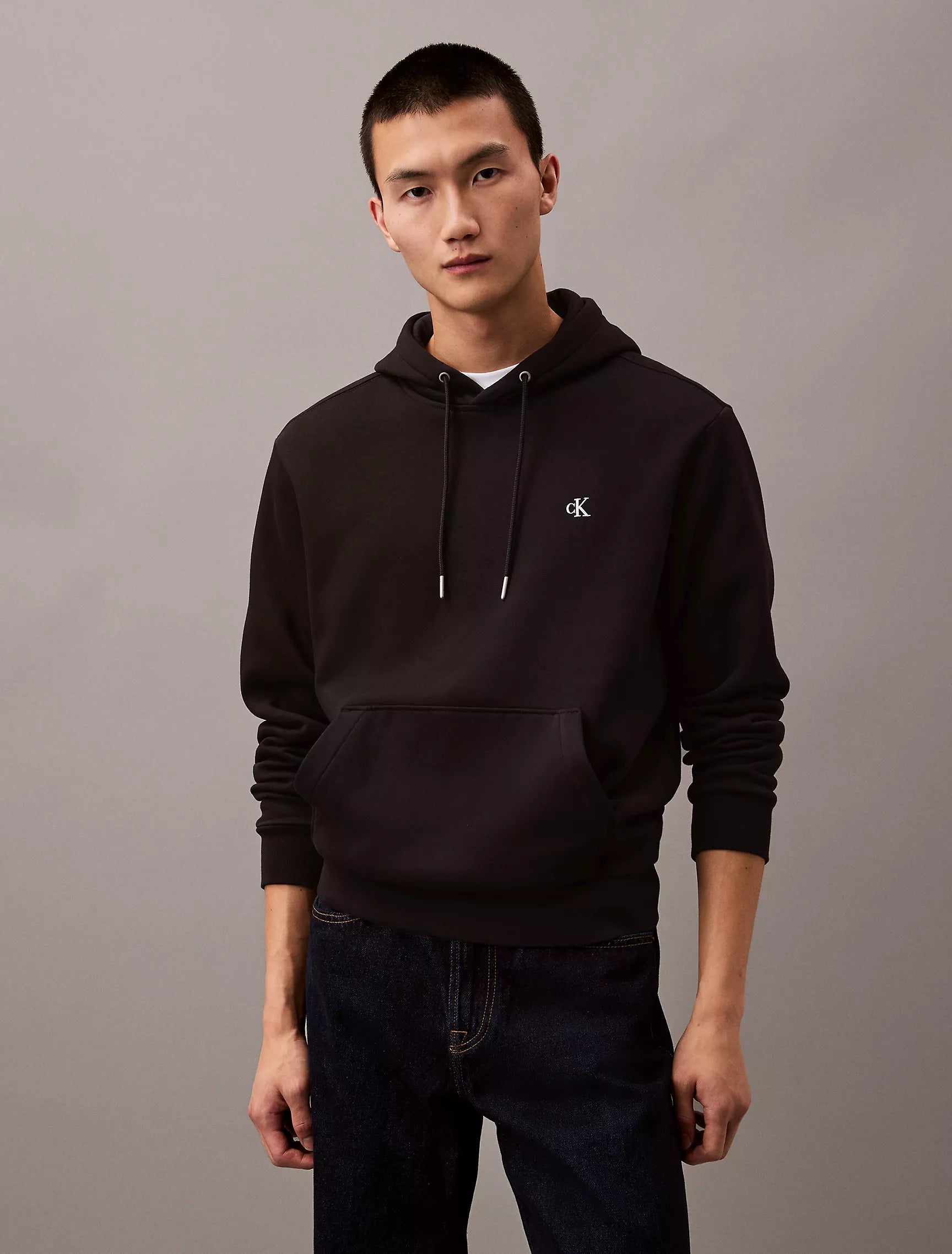 CK Archive Logo Fleece Hoodie