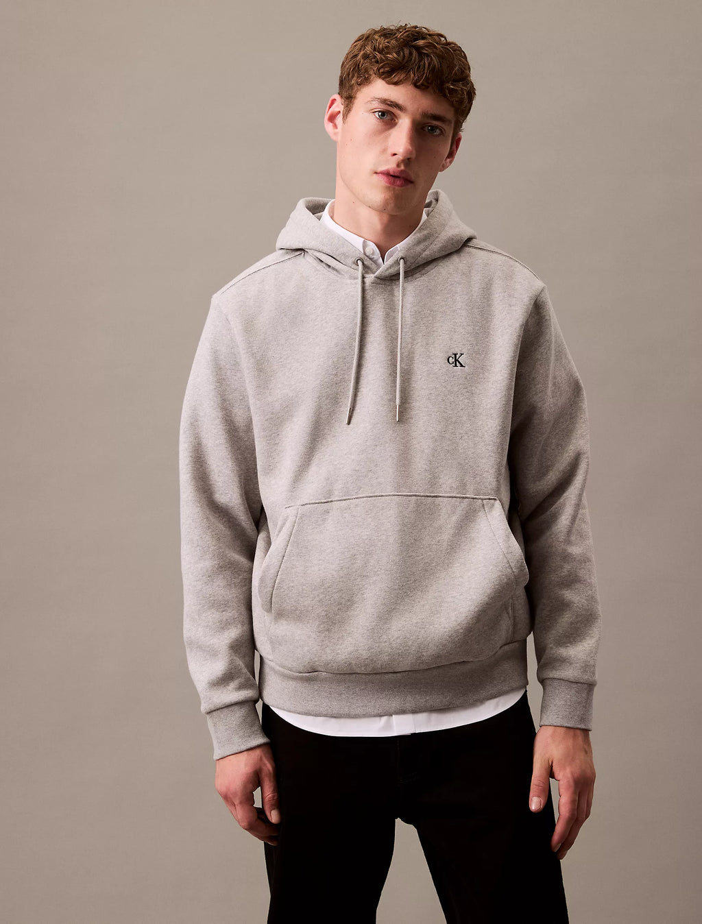 CK Archive Logo Fleece Hoodie