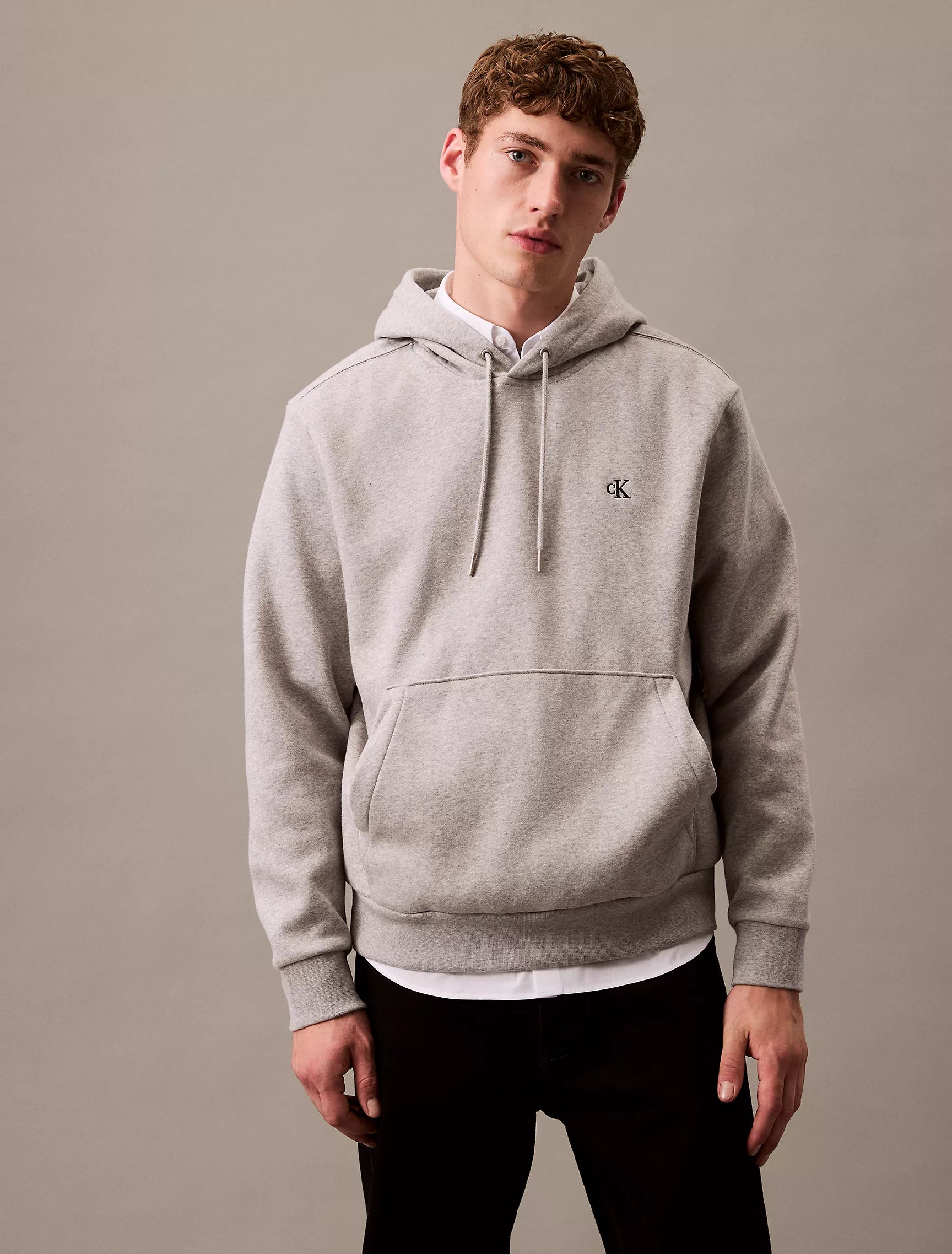CK Archive Logo Fleece Hoodie