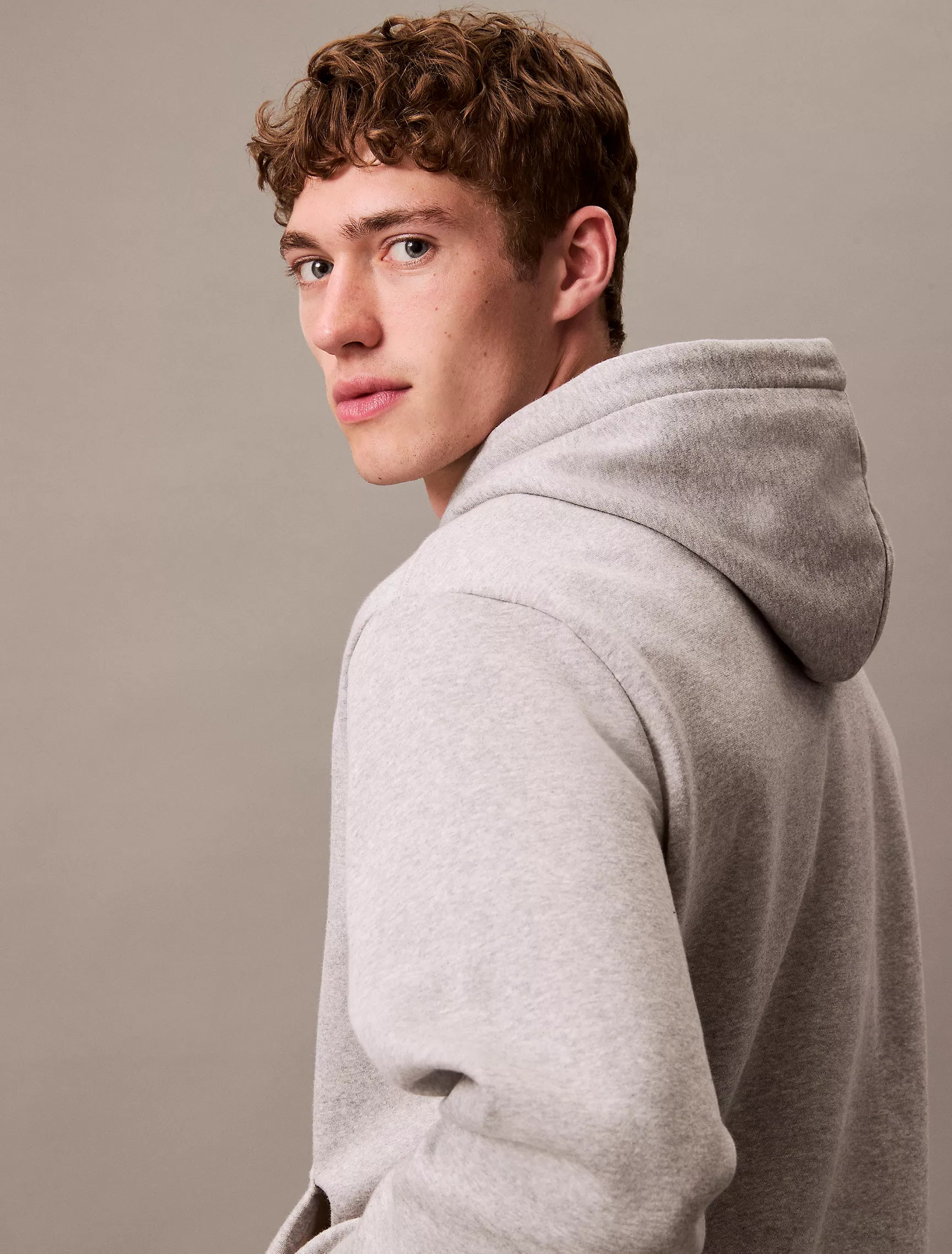 CK Archive Logo Fleece Hoodie