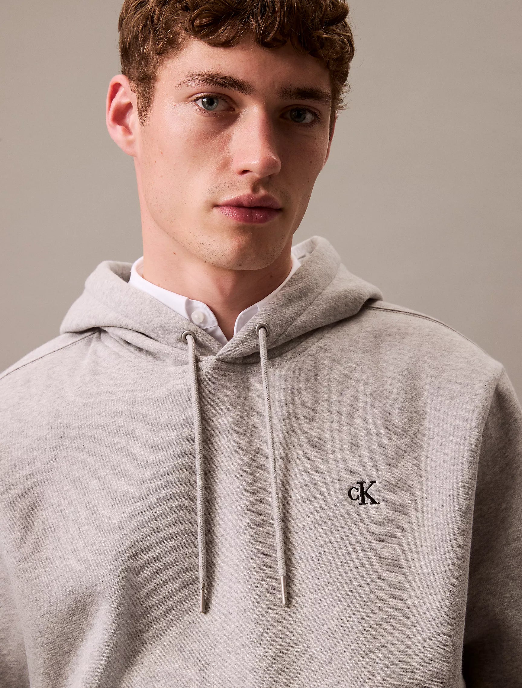 CK Archive Logo Fleece Hoodie