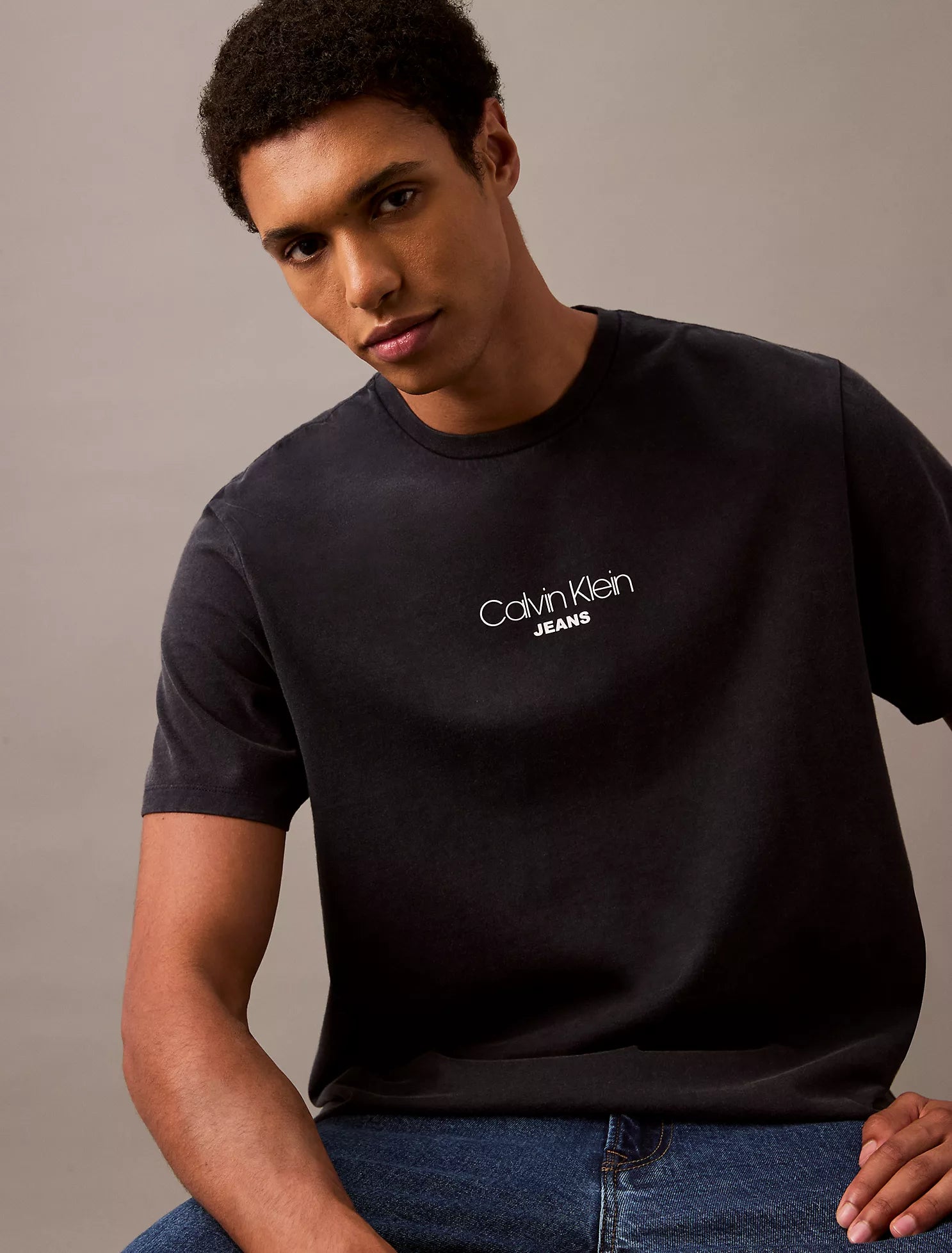 CK Acid Wash Logo Graphic Classic T-Shirt