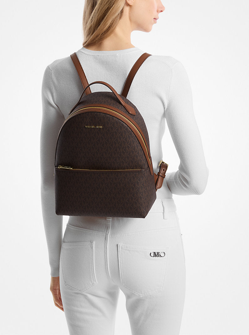 MK Sheila Medium Logo Backpack