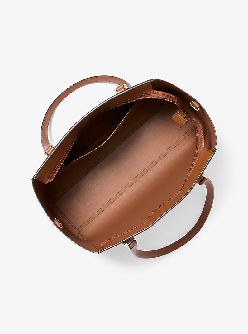 MK Charlotte Large 3-in-1 Signature Logo Tote Bag