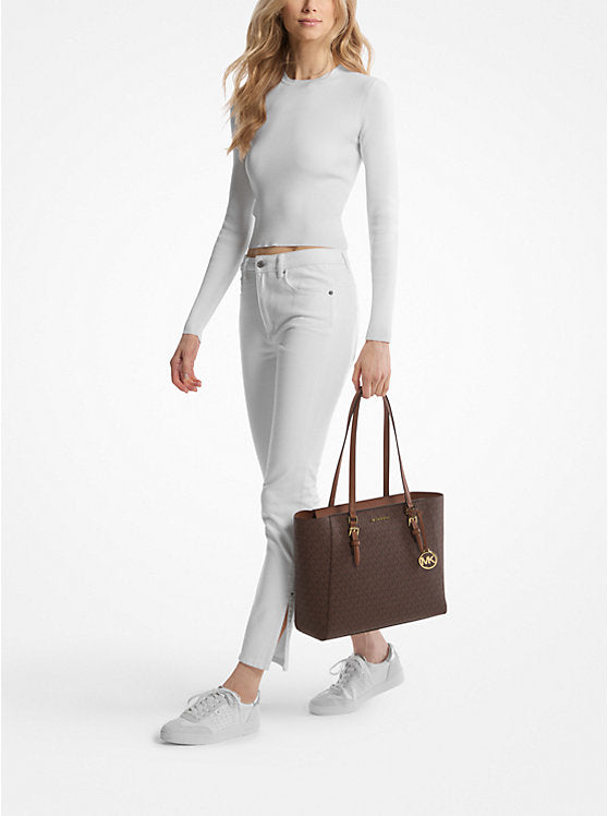 MK Charlotte Large 3-in-1 Signature Logo Tote Bag