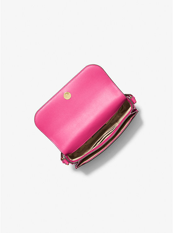 MK Jet Set Travel Small Pebbled Leather Crossbody Bag