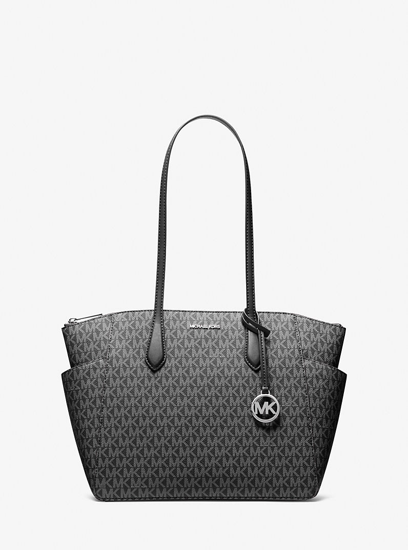 MK Marilyn Medium Signature Logo Tote Bag