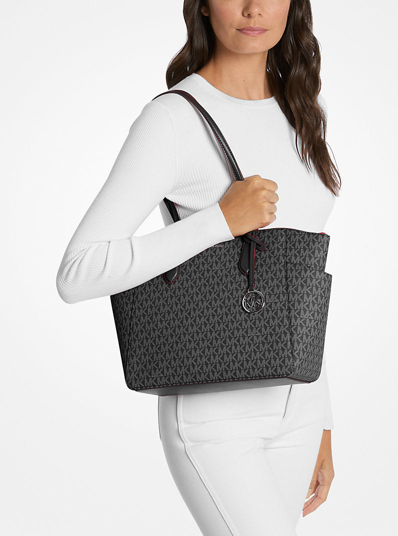 MK Marilyn Medium Signature Logo Tote Bag