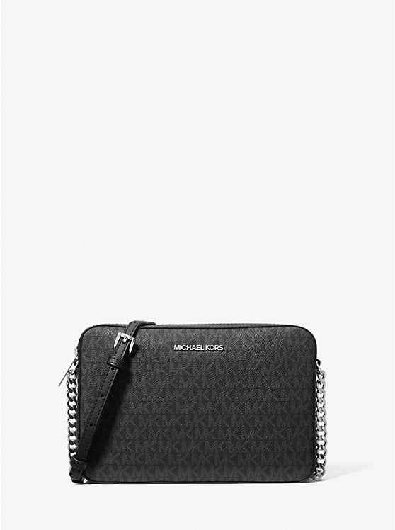MK Jet Set Large Logo Crossbody Bag