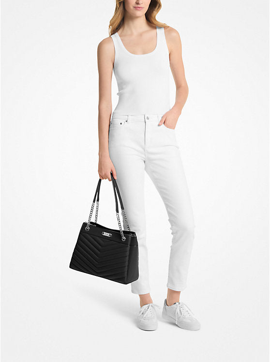 MK Whitney Medium Quilted Tote Bag