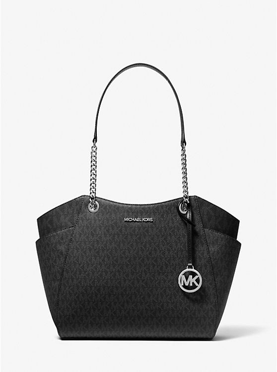 MK Jet Set Large Signature Logo Shoulder Bag