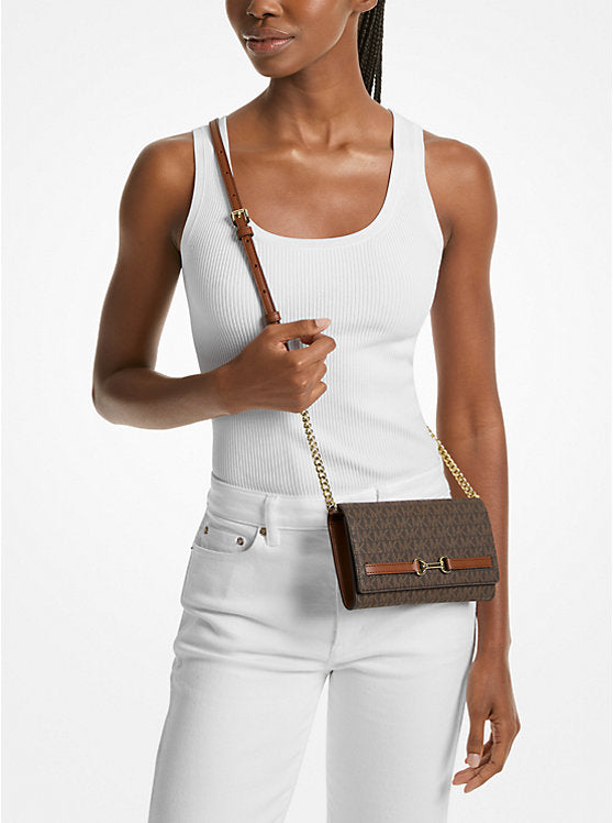 MK Carson Large Signature Logo Convertible Crossbody Bag