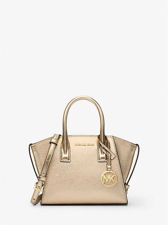 MK Avril Extra-Small Metallic Leather Satchel
