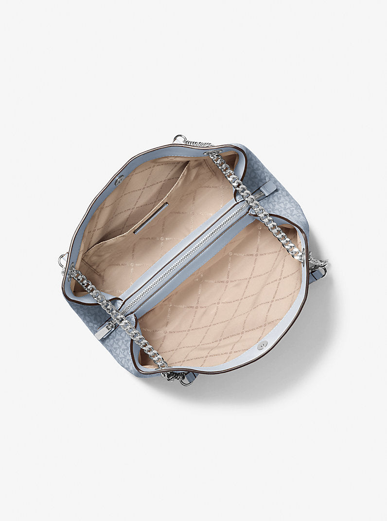 MK Christina Medium Signature Logo Shoulder Bag