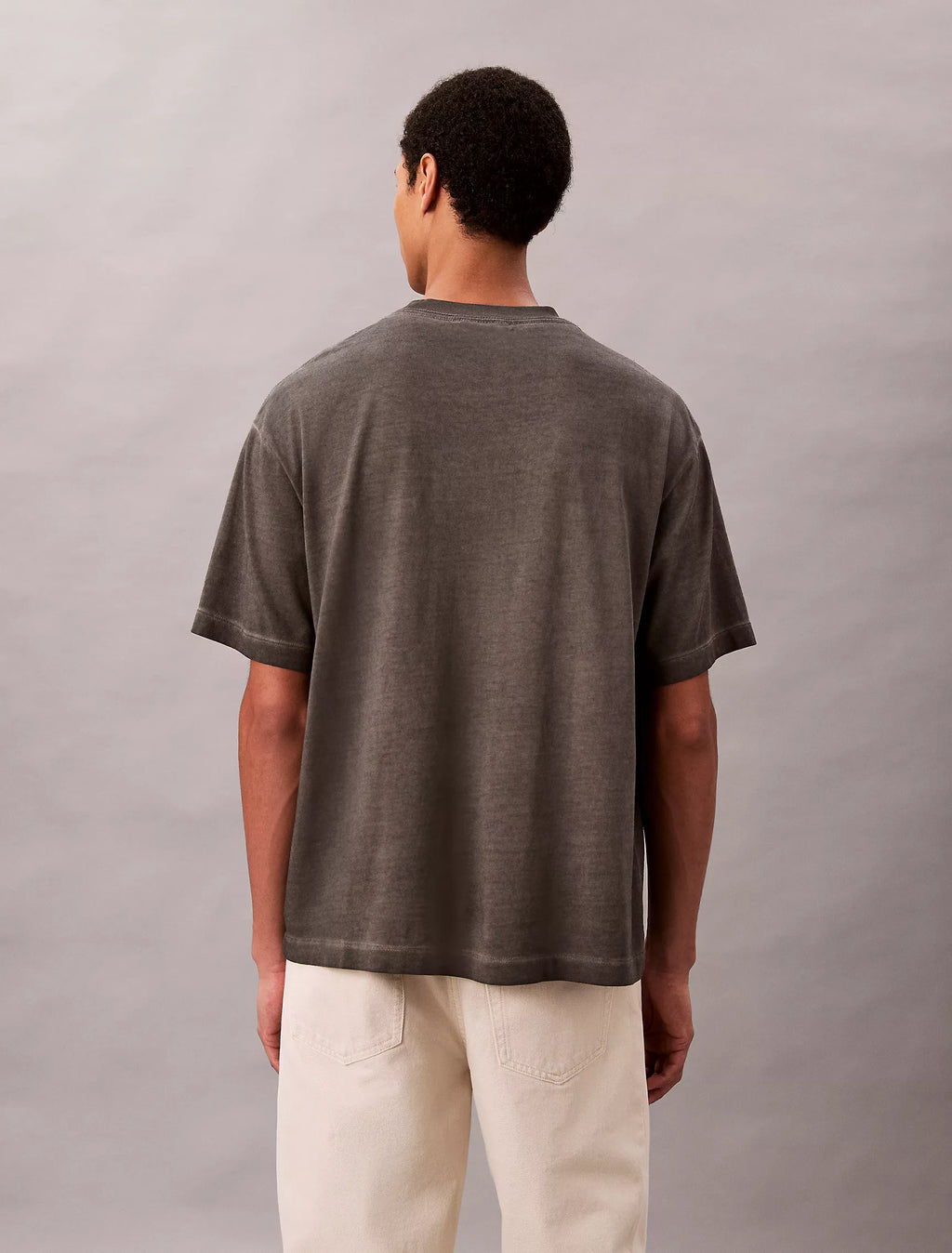 CK Faded Dye Logo Graphic Classic Crewneck T-Shirt