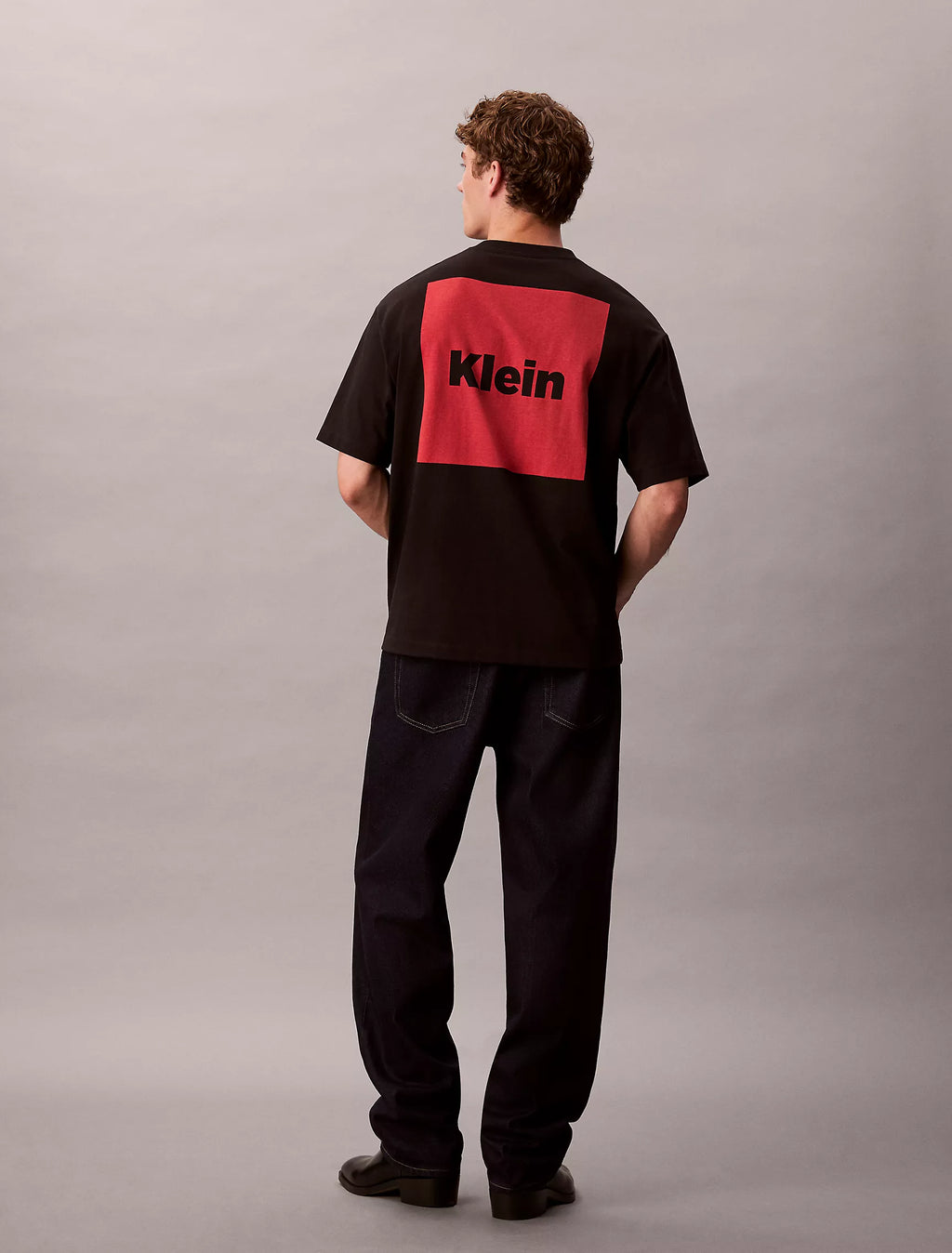 CK Logo Box Graphic Relaxed T-Shirt