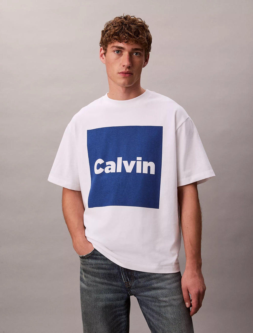 Logo Box Graphic Relaxed T-Shirt