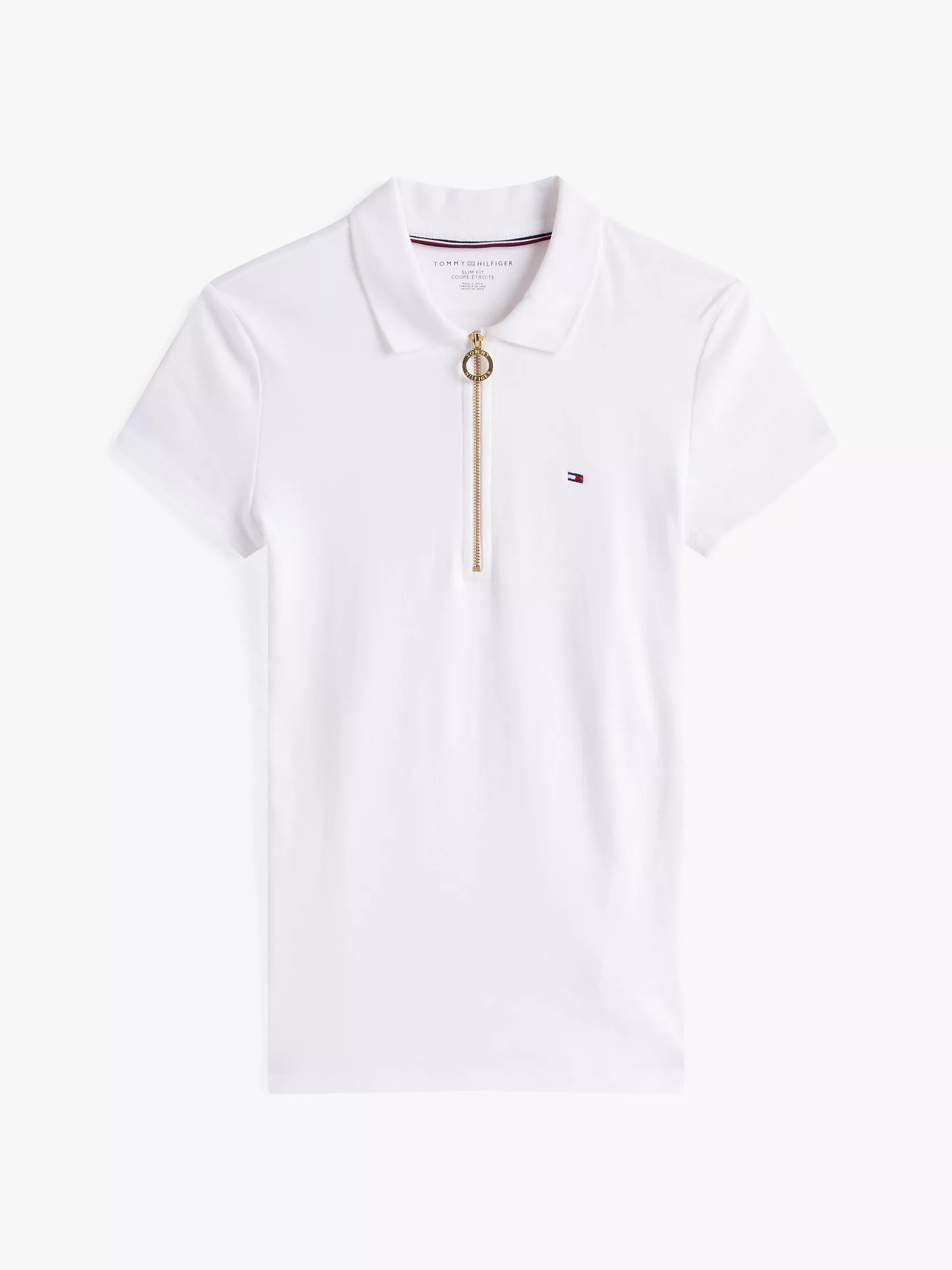 Tommy Slim Fit Zip Polo