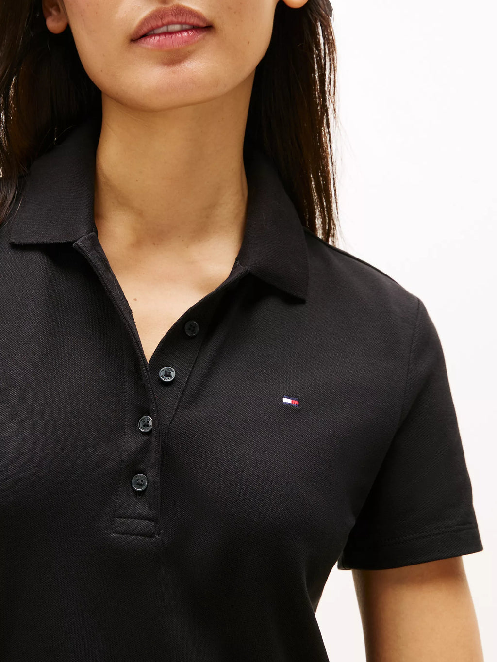 Tommy Stretch-Cotton Slim Fit Polo Dress