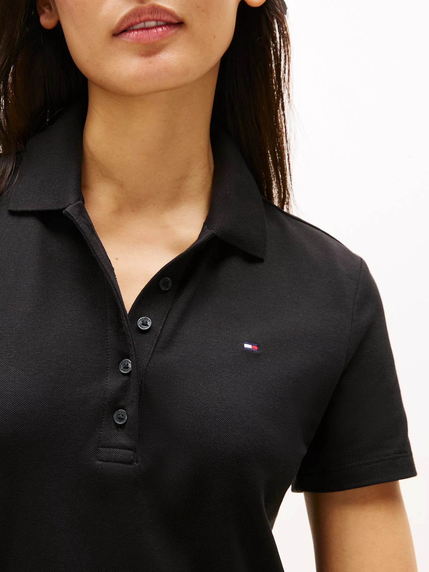 Tommy Stretch-Cotton Slim Fit Polo Dress