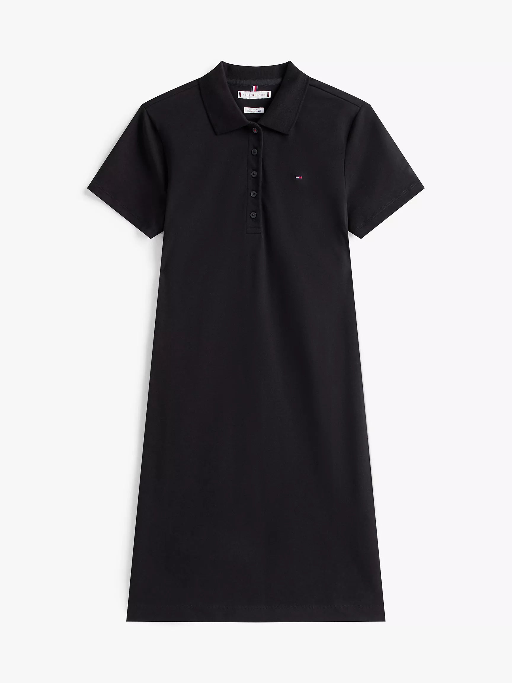 Tommy Stretch-Cotton Slim Fit Polo Dress