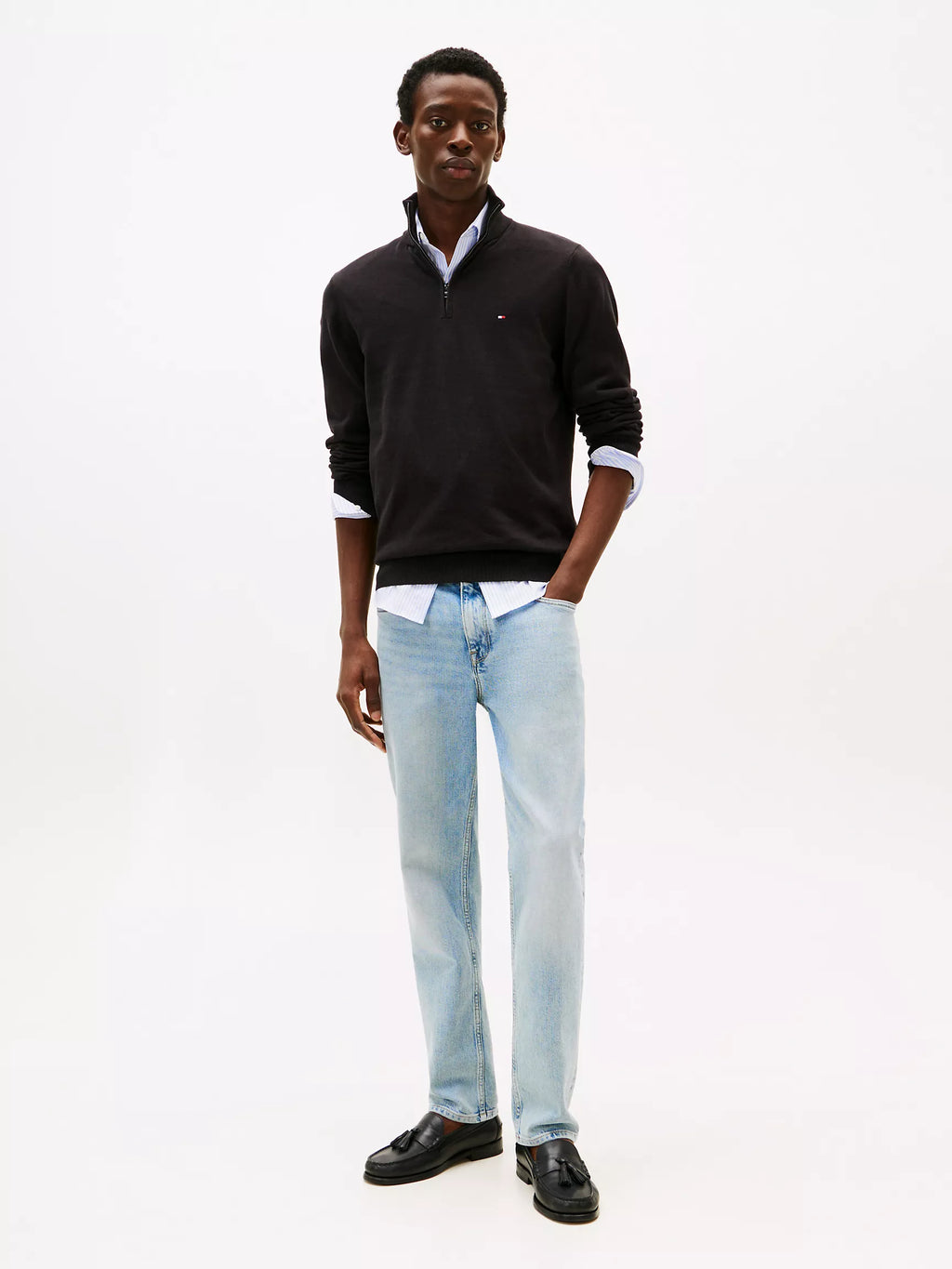 Tommy Classic Quarter-Zip Sweater