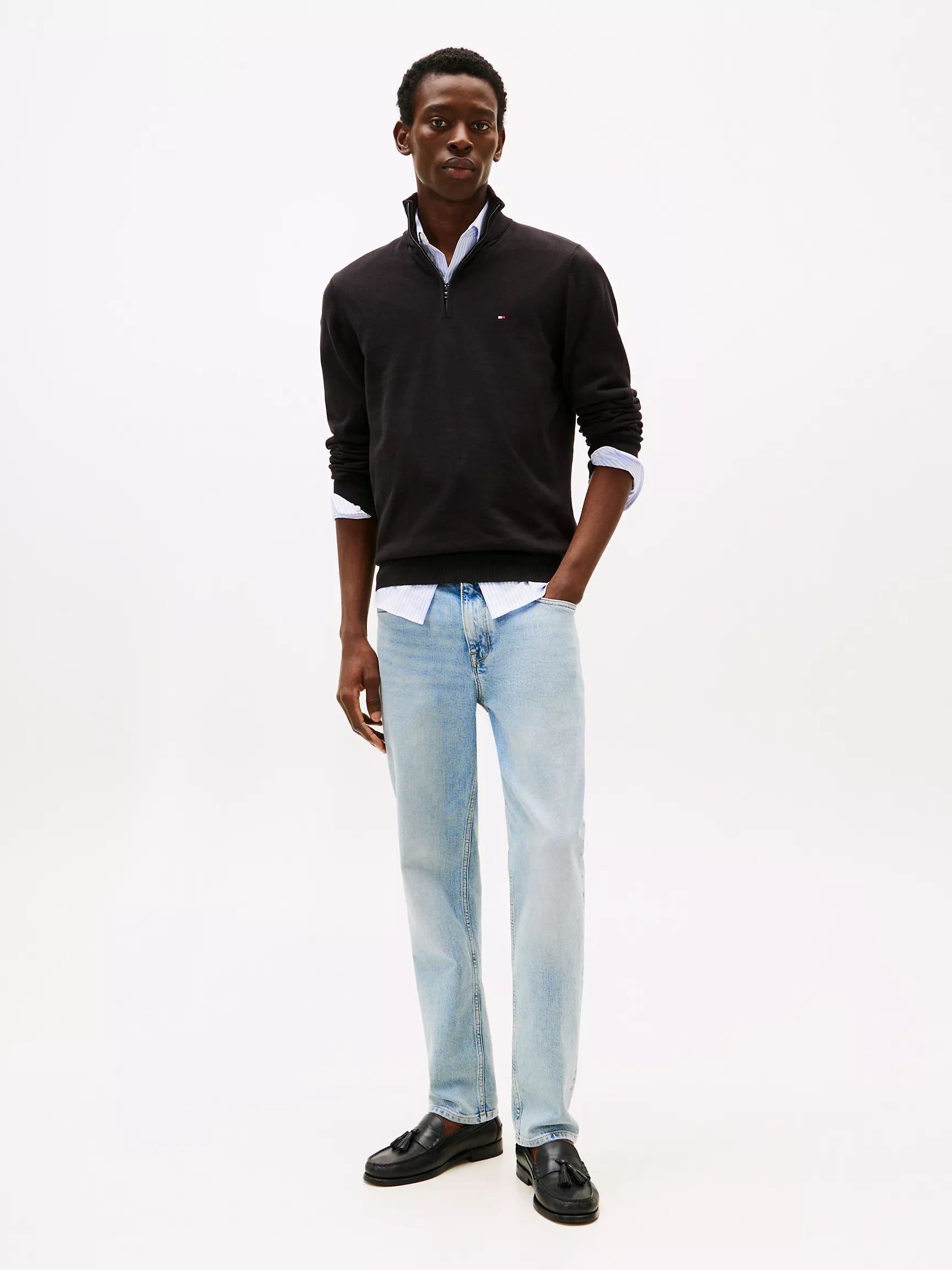 Tommy Classic Quarter-Zip Sweater