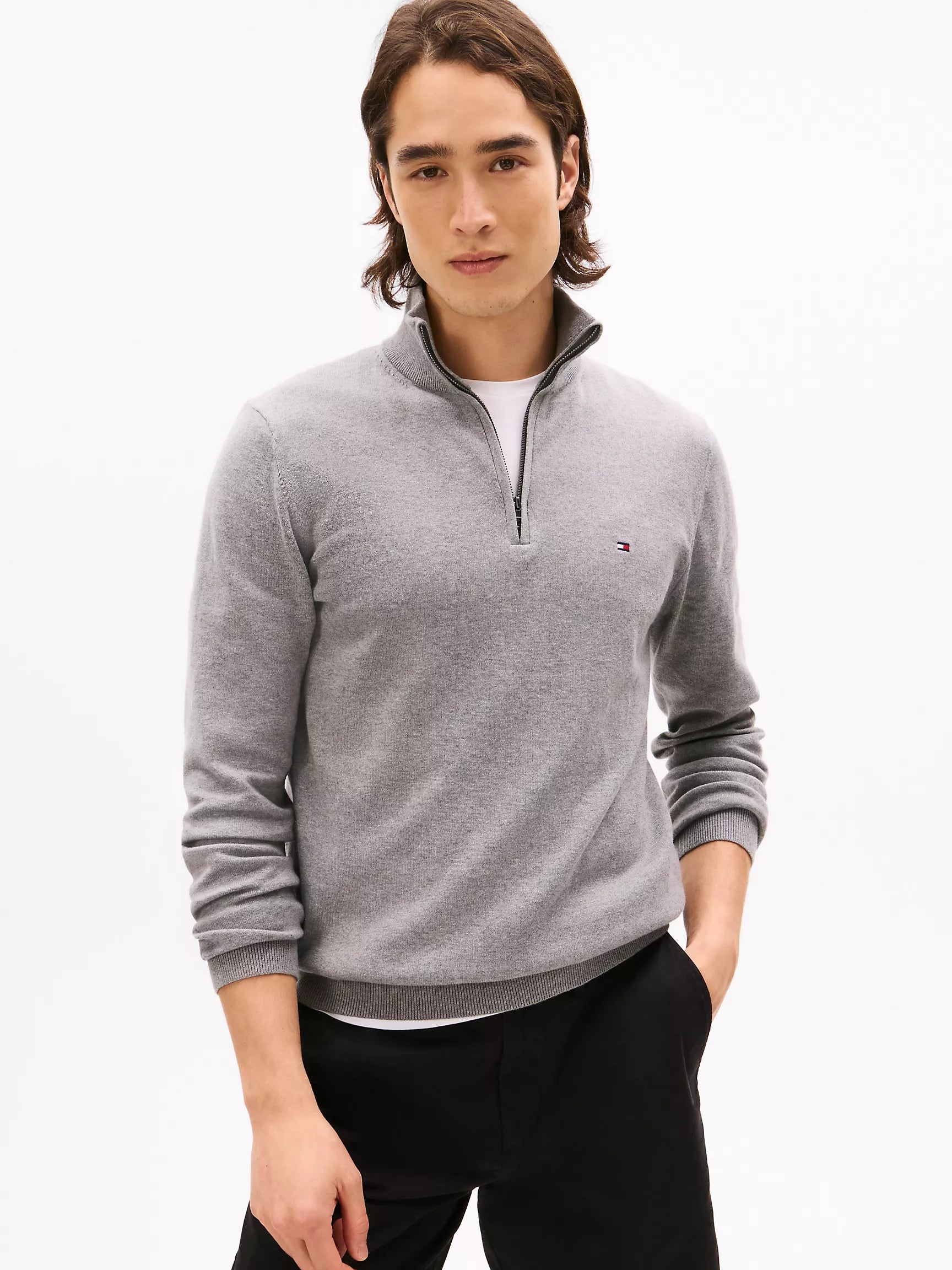 Tommy Classic Quarter-Zip Sweater