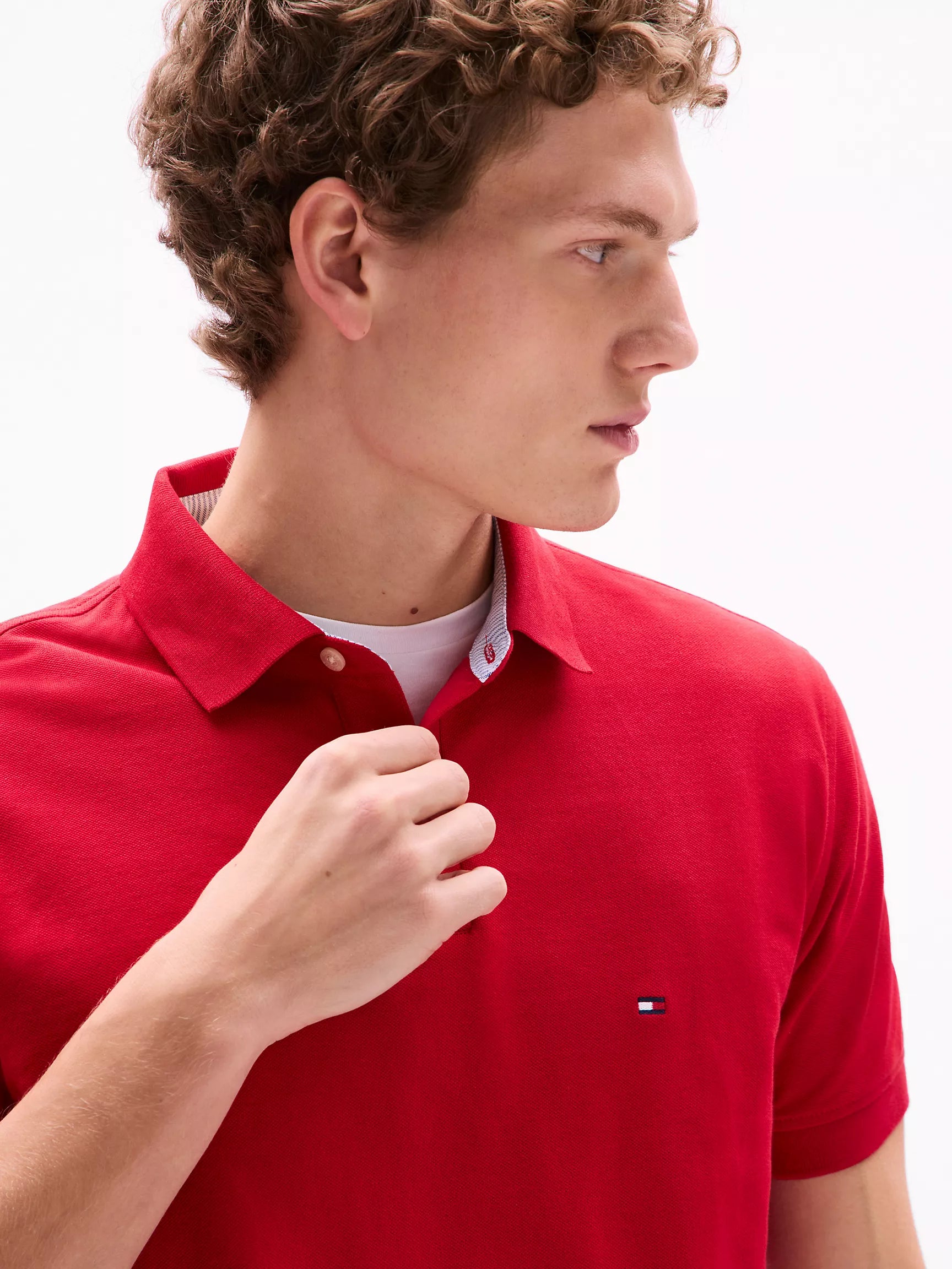 Tommy Regular Fit Stretch Tommy Polo