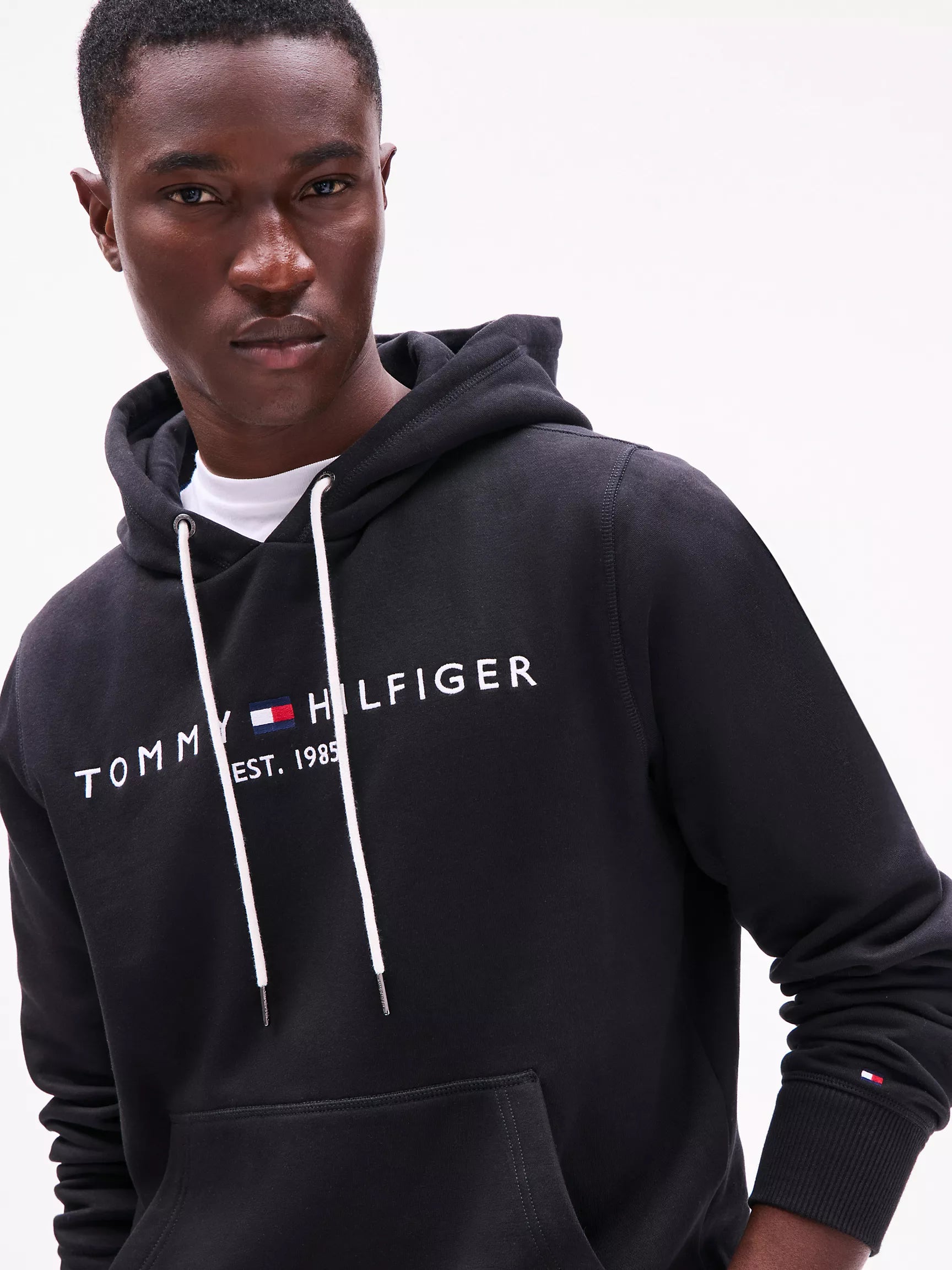 Tommy Embroidered Tommy Logo Hoodie