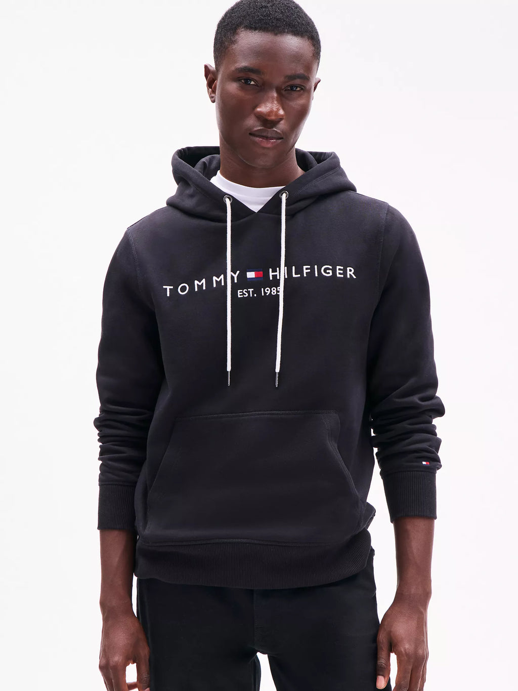 Tommy Embroidered Tommy Logo Hoodie