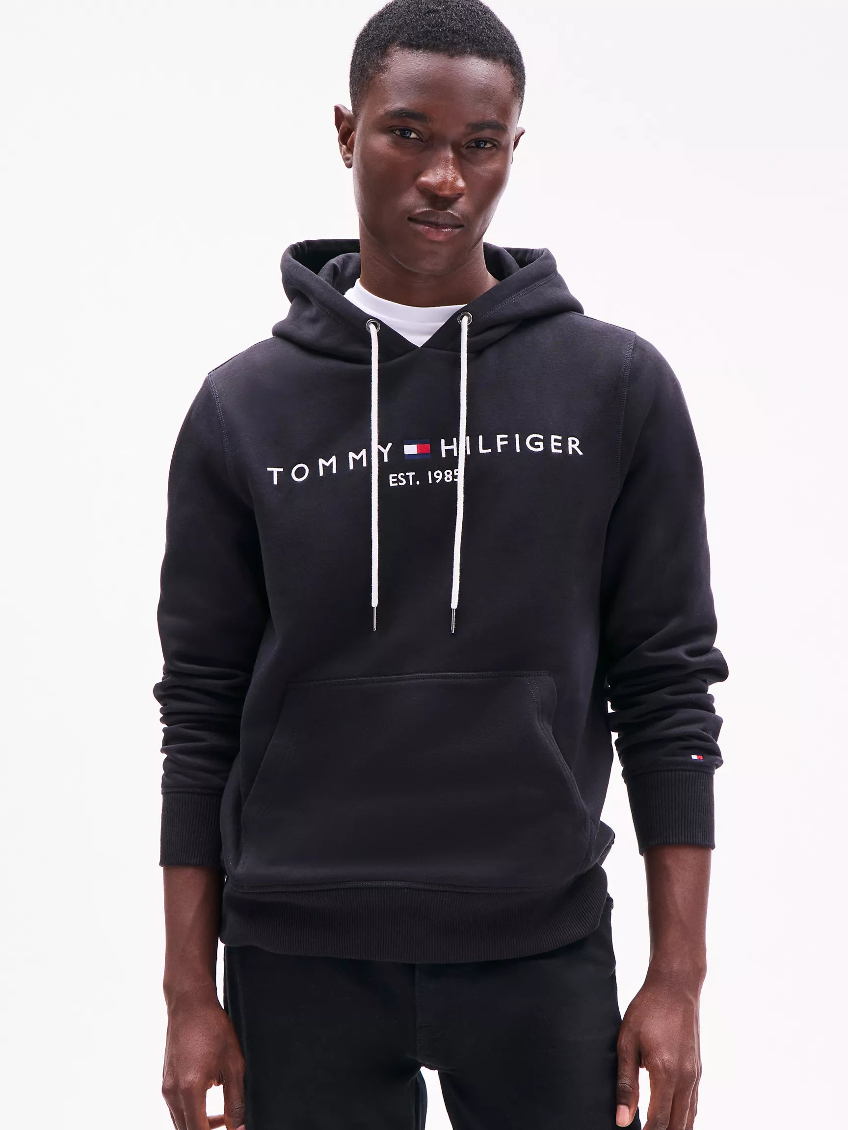 Tommy Embroidered Tommy Logo Hoodie