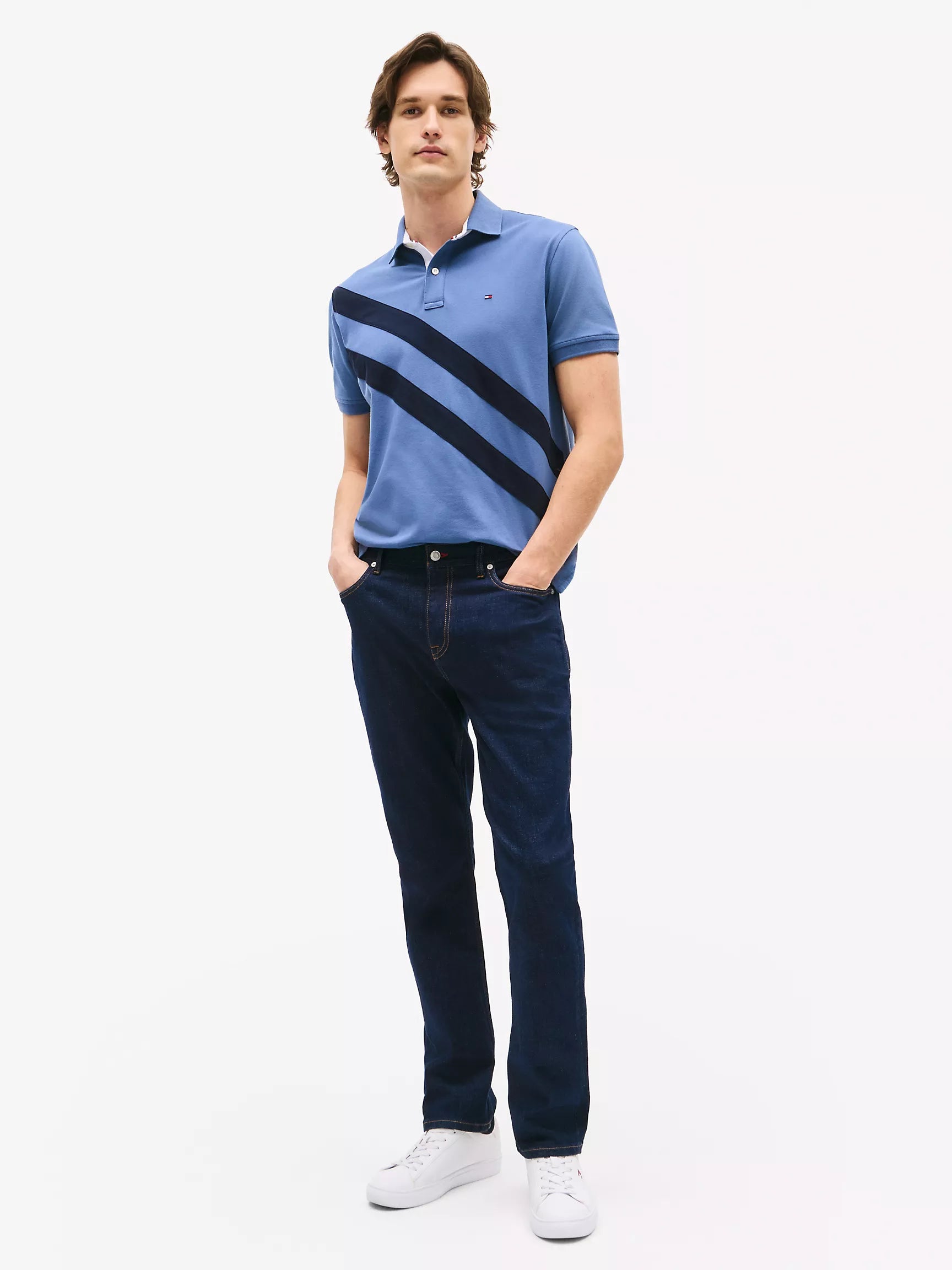 Tommy Regular Fit Banner Stripe Polo