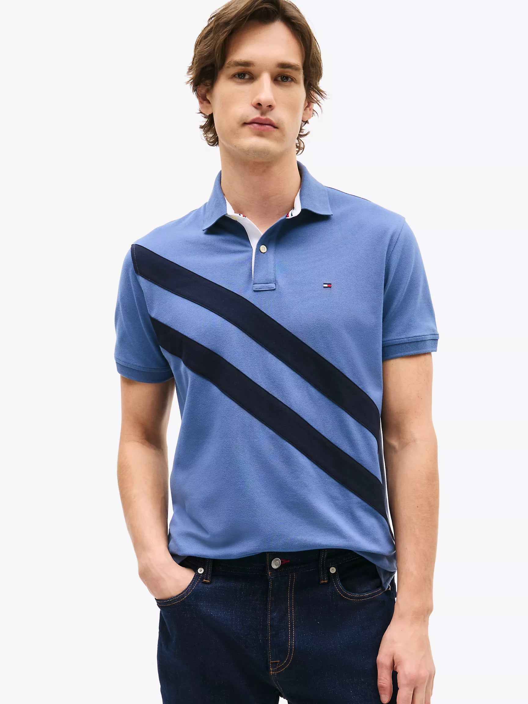 Tommy Regular Fit Banner Stripe Polo