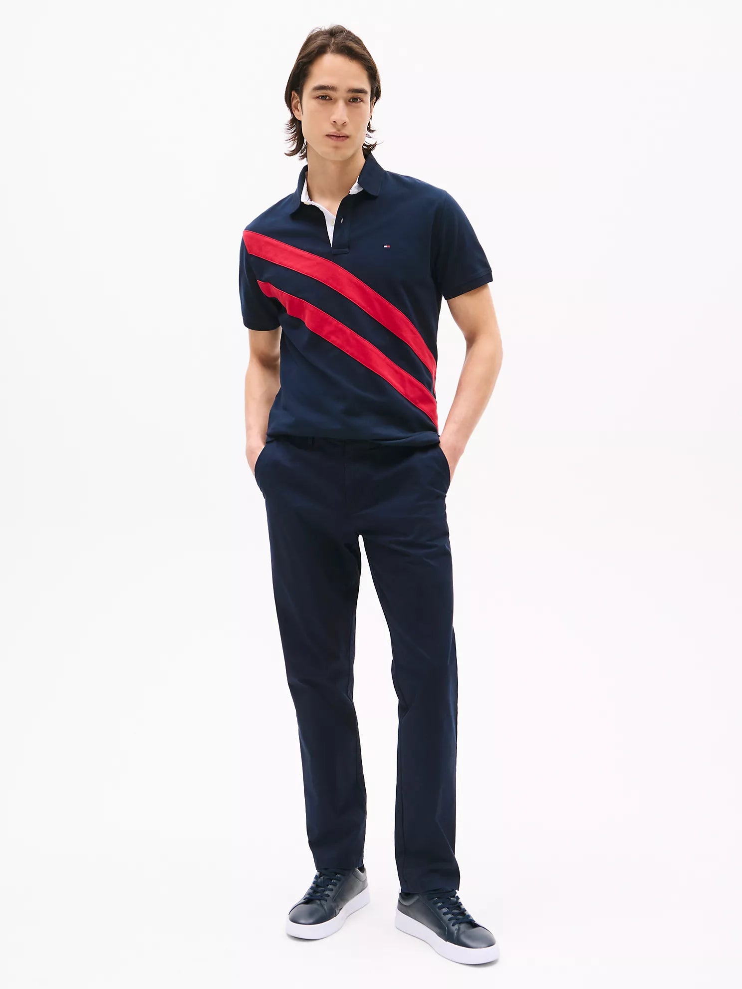 Tommy Regular Fit Banner Stripe Polo