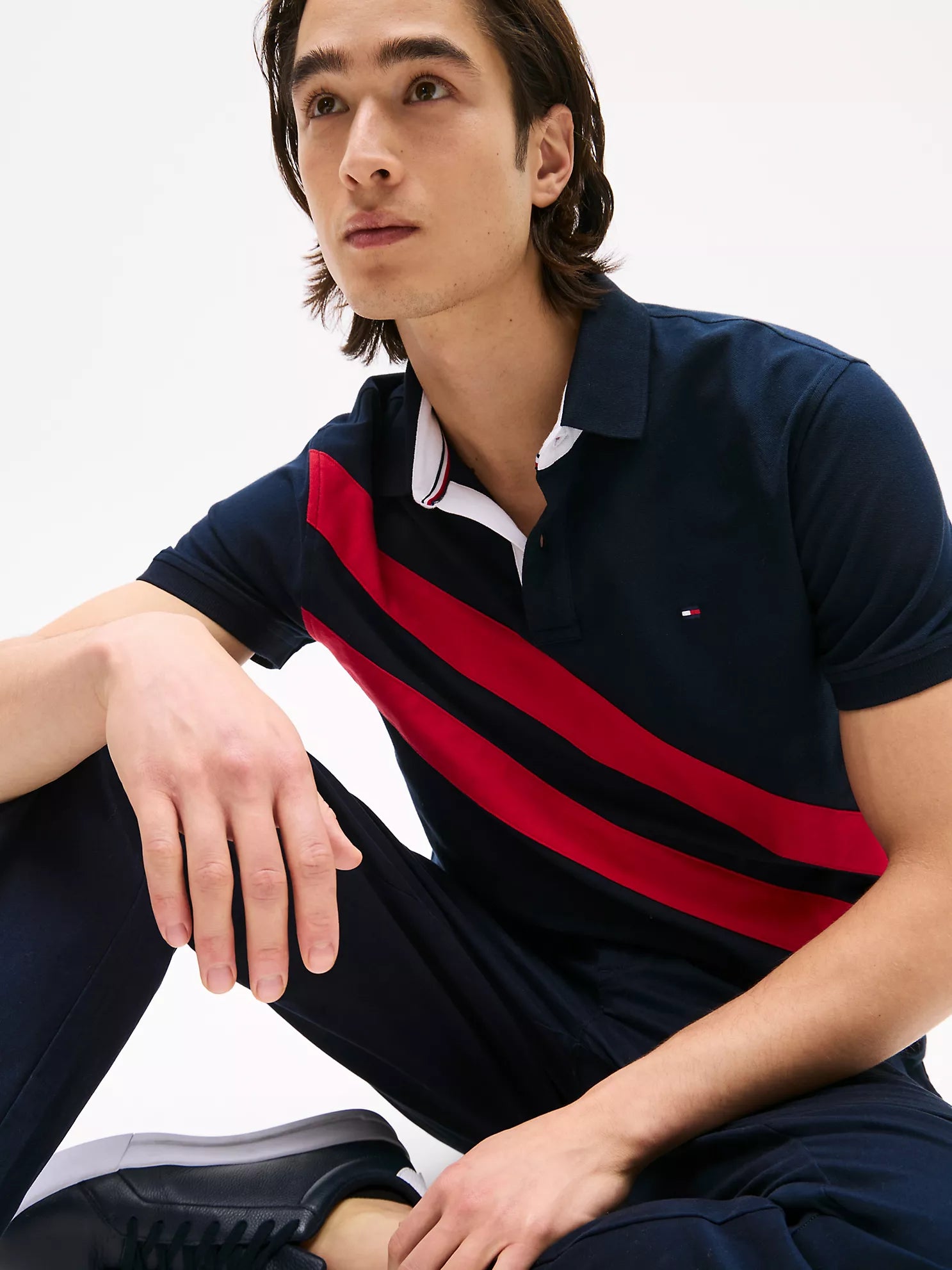 Tommy Regular Fit Banner Stripe Polo