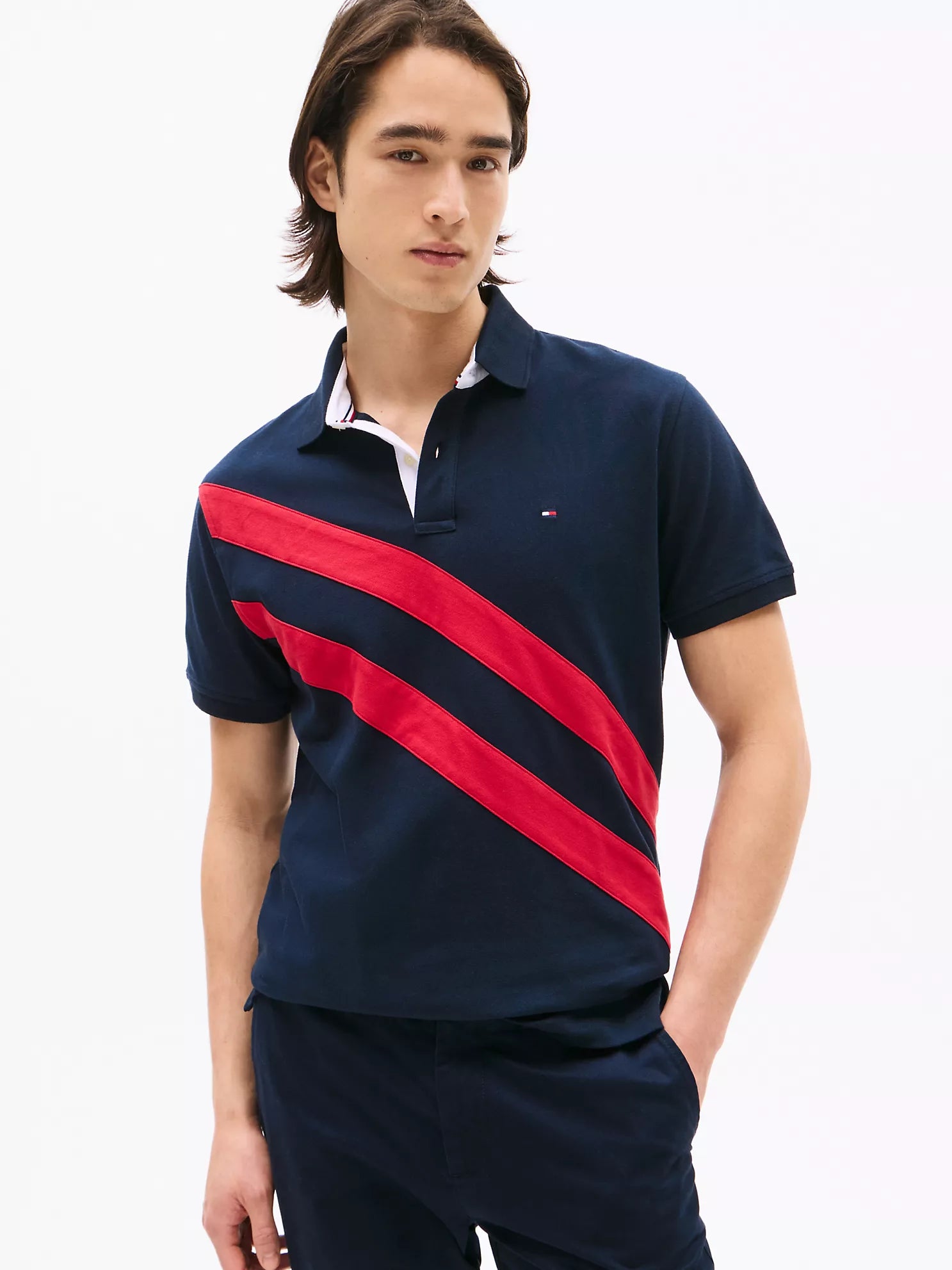 Tommy Regular Fit Banner Stripe Polo