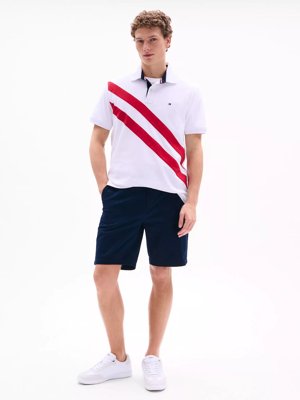 Tommy Regular Fit Banner Stripe Polo