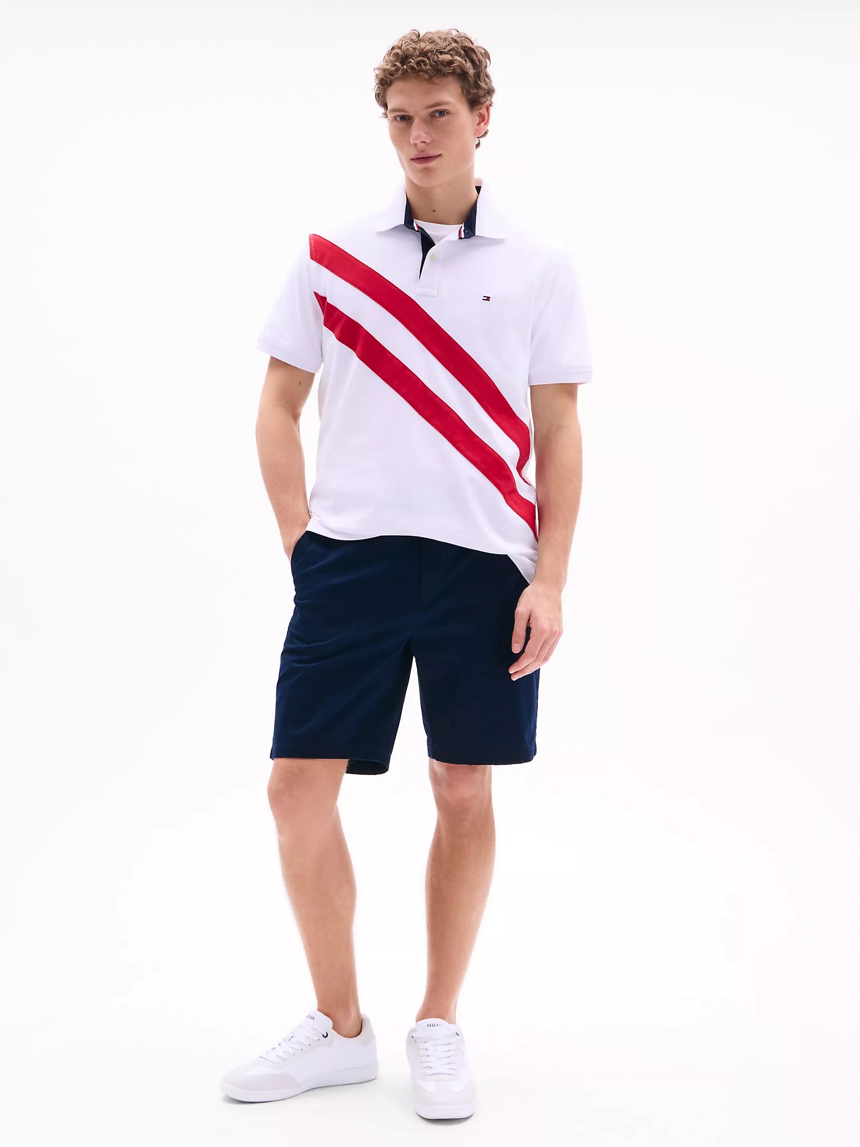 Tommy Regular Fit Banner Stripe Polo