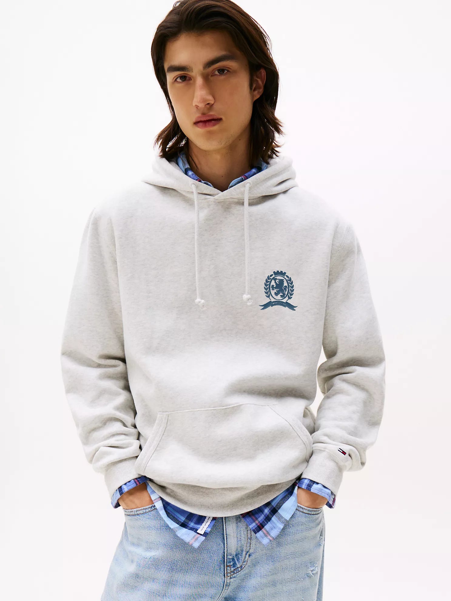 トップス 【TOMMY JEANS】CREST HOODY