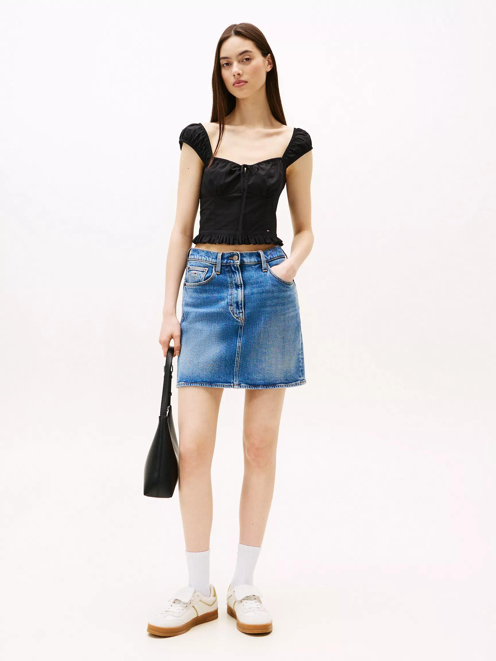 Tommy Jeans Poplin Boho Crop Top