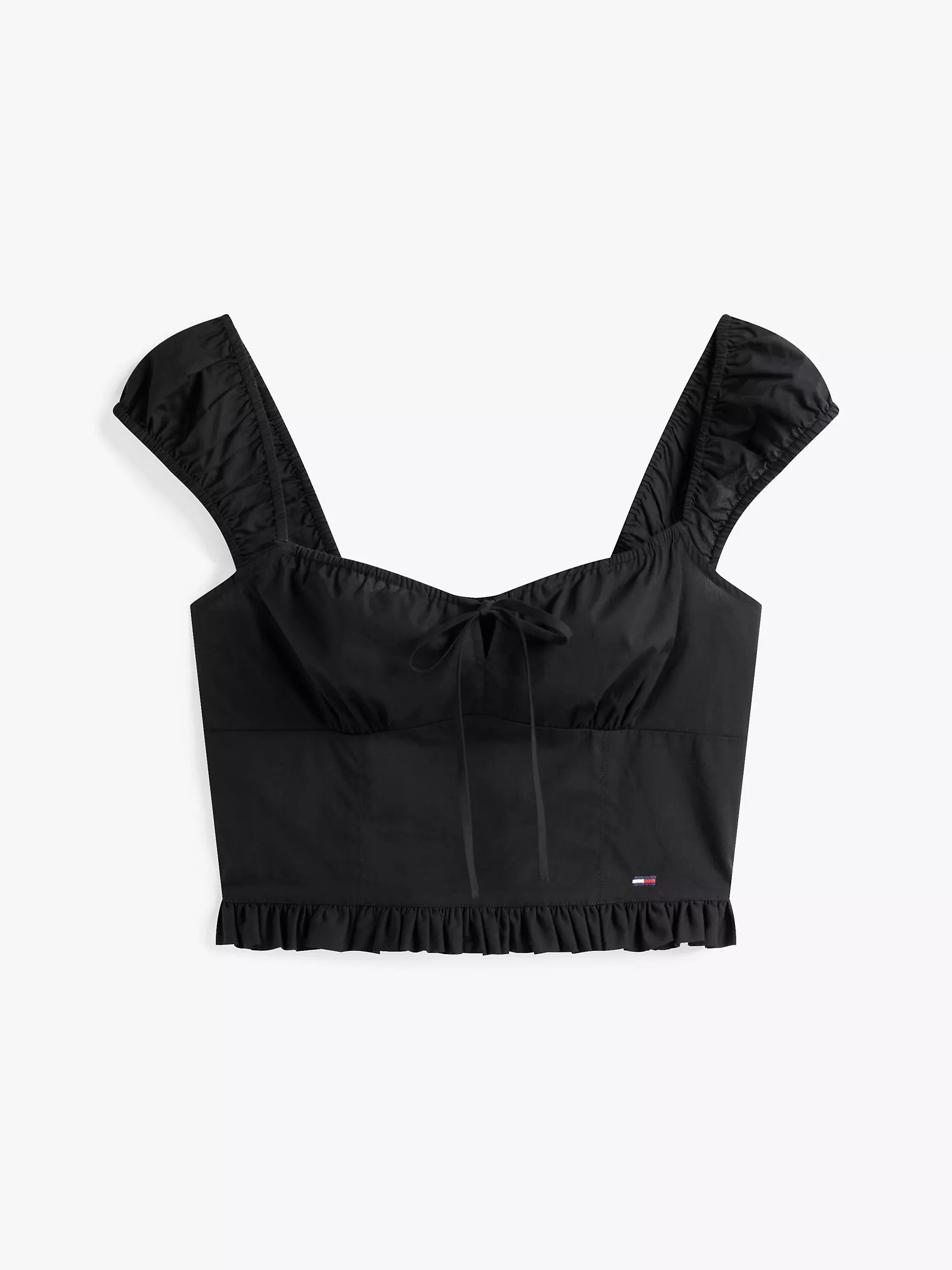 Tommy Jeans Poplin Boho Crop Top
