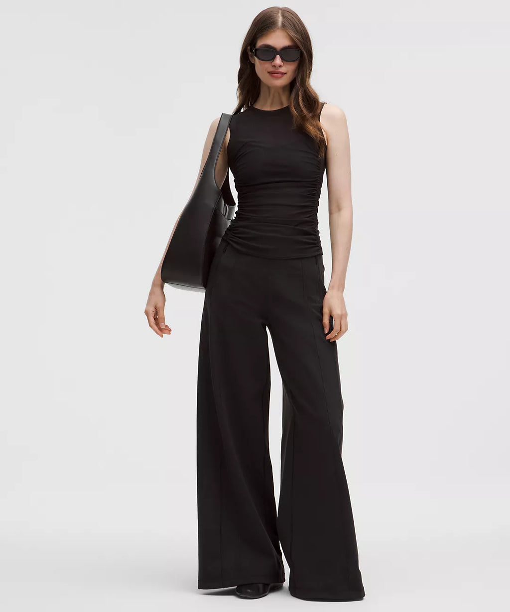 LULULEMON Mesh Ruched Tank Top