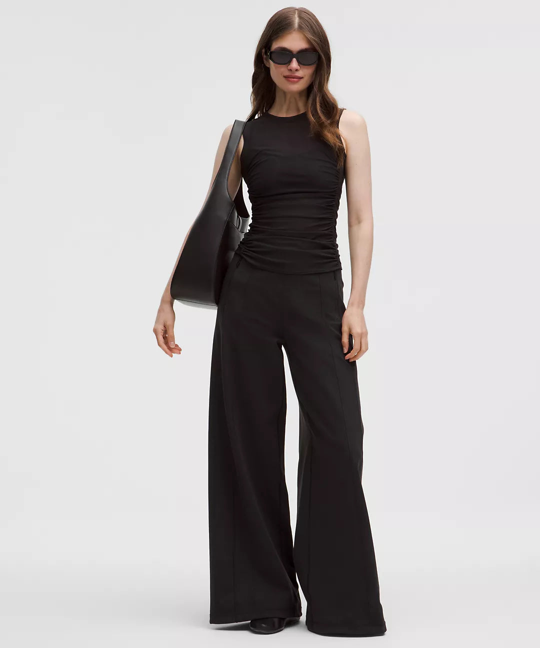 LULULEMON Mesh Ruched Tank Top